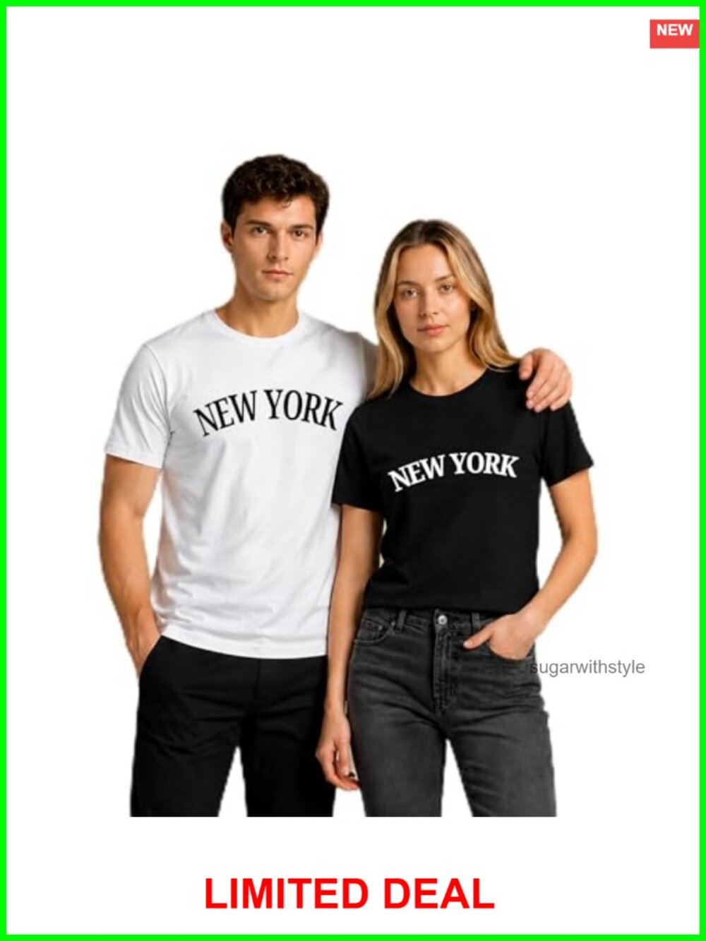 100% Cotton 180 GSM New York NYC Graphic Tee Crew Neck Short Sleeve Unisex